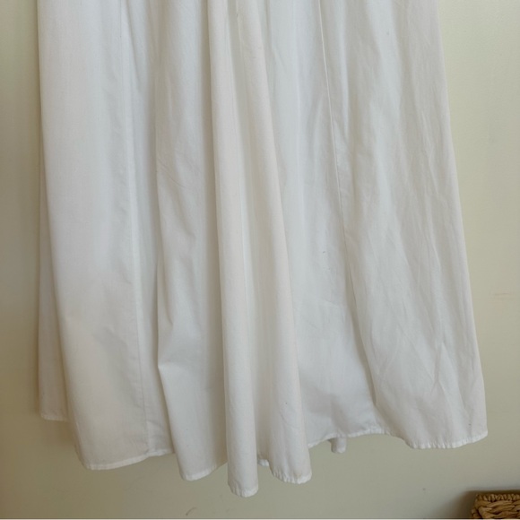 Abercrombie & Fitch White Puff Sleeve ORing Dress Size Medium - Picture 6 of 12